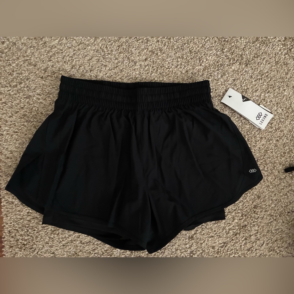 New - Sleek Black Women's Athletic Shorts